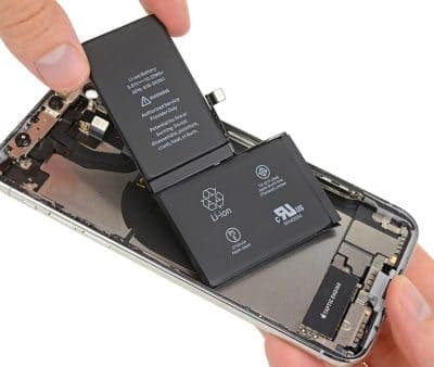 Замена аккумуляторной батареи на iPhone Xs